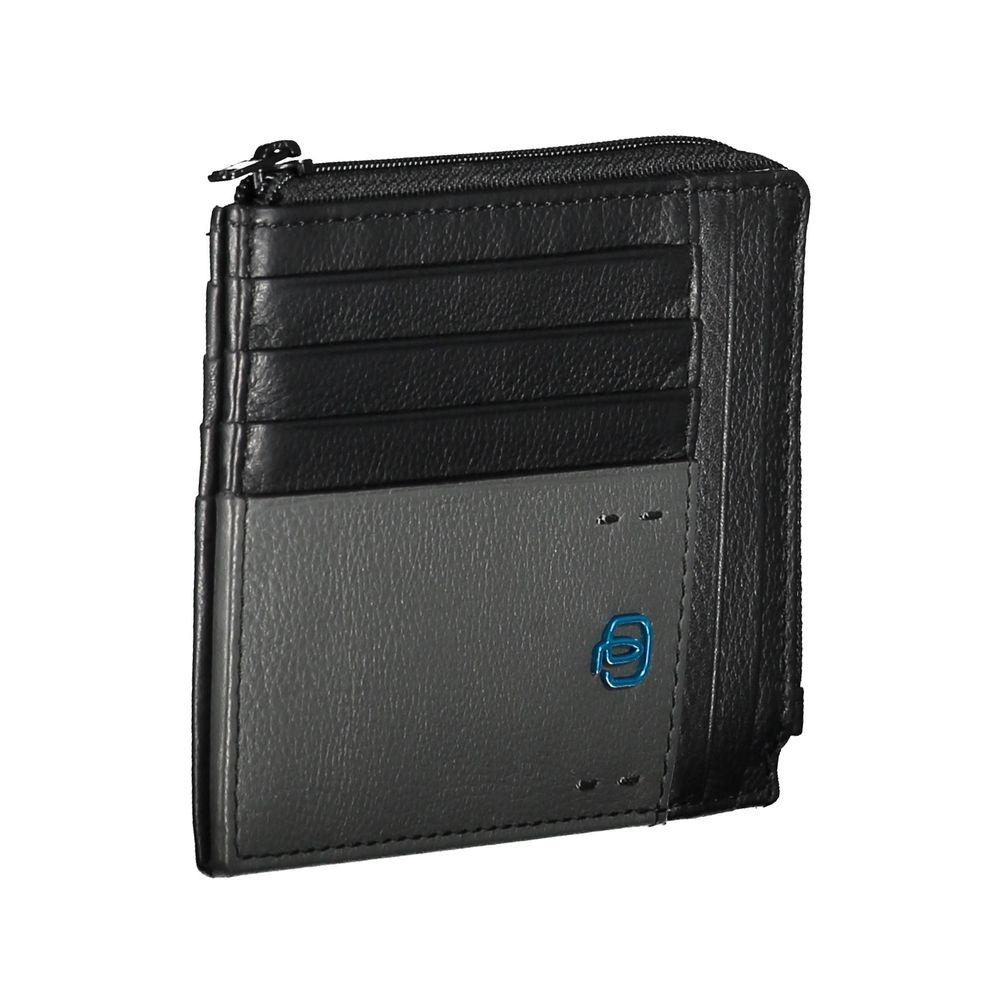 Black Leather Men Wallet