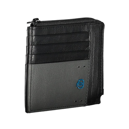  - Black Leather Men Wallet