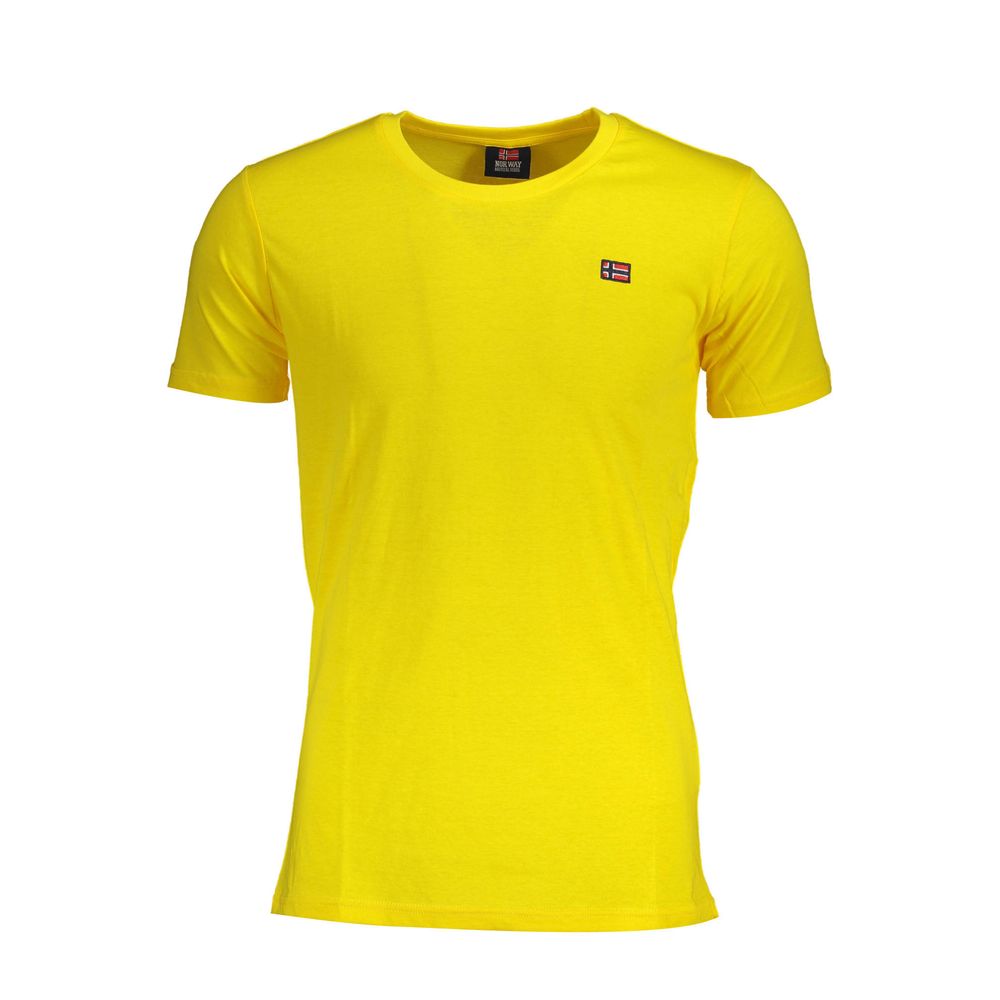 Yellow Cotton T-Shirt - The Luxe Alliance