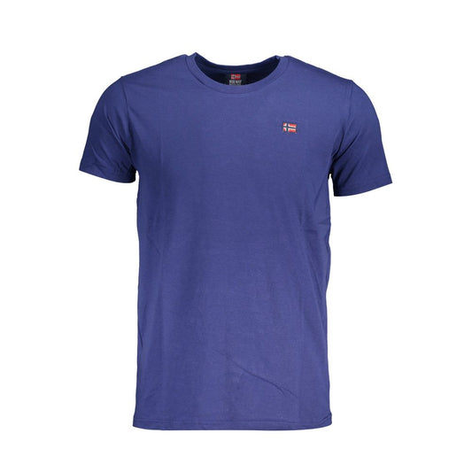 Blue Cotton T-Shirt - The Luxe Alliance