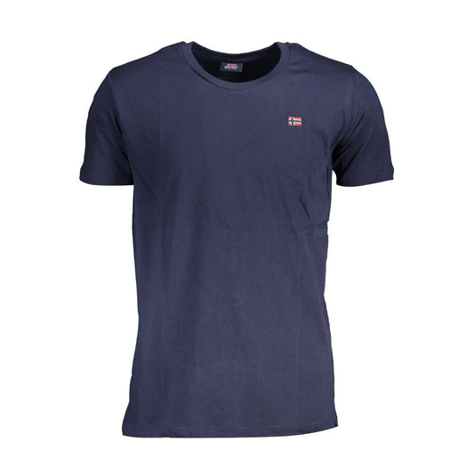 Blue Cotton T-Shirt - The Luxe Alliance