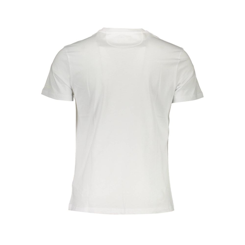  - White Cotton Men T-Shirt