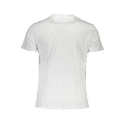  - White Cotton Men T-Shirt