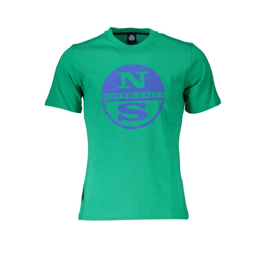 Green Cotton Men T-Shirt - The Luxe Alliance