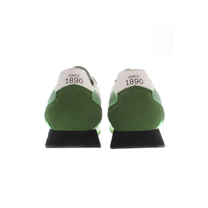  - Green Polyester Men Sneaker