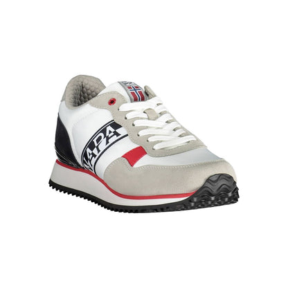  - White Polyester Men Sneaker