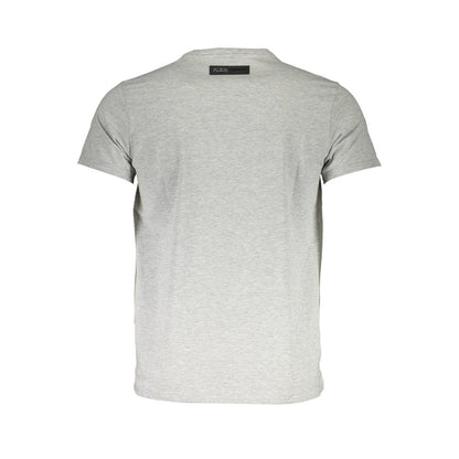  - Gray Cotton Men T-Shirt