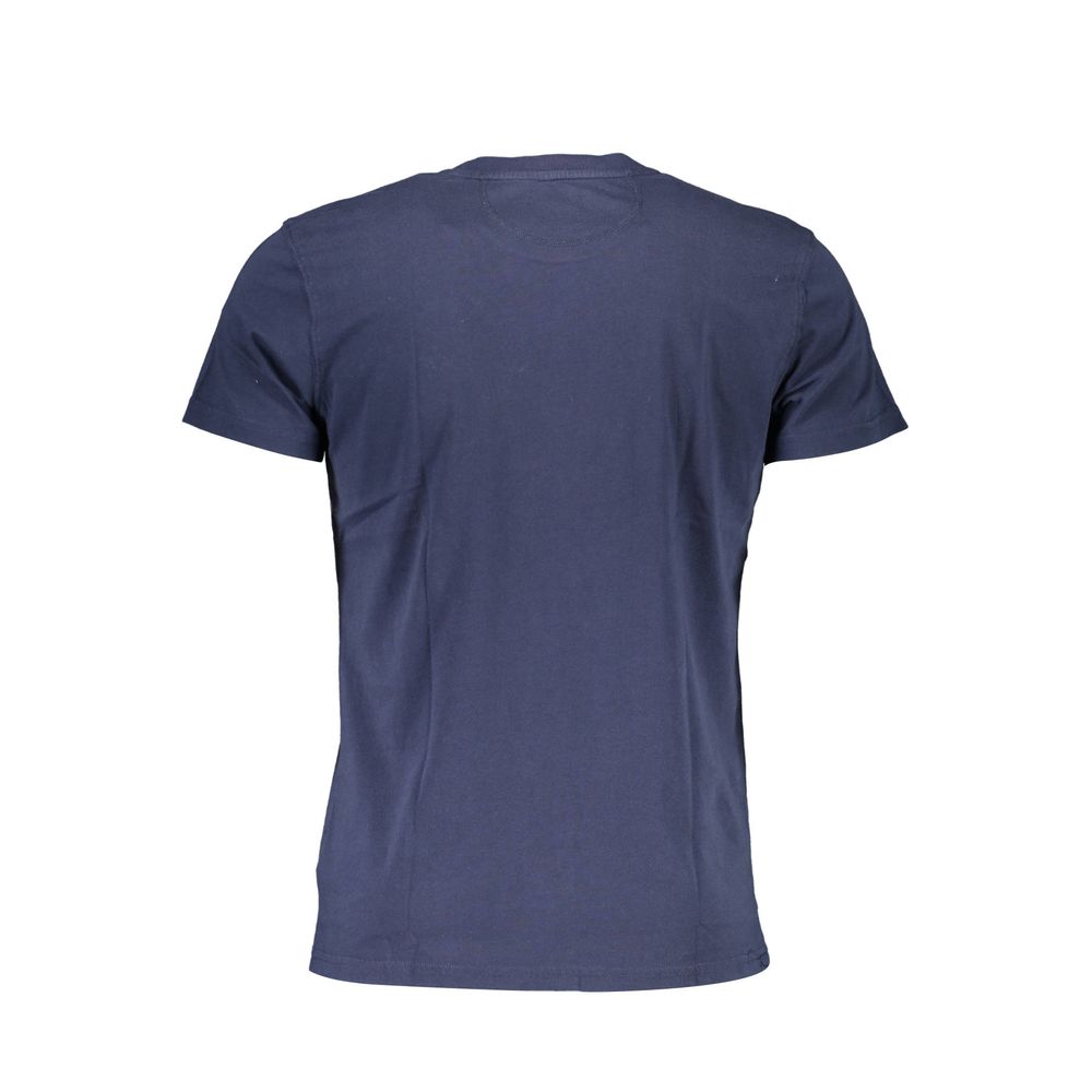  - Blue Cotton Men T-Shirt