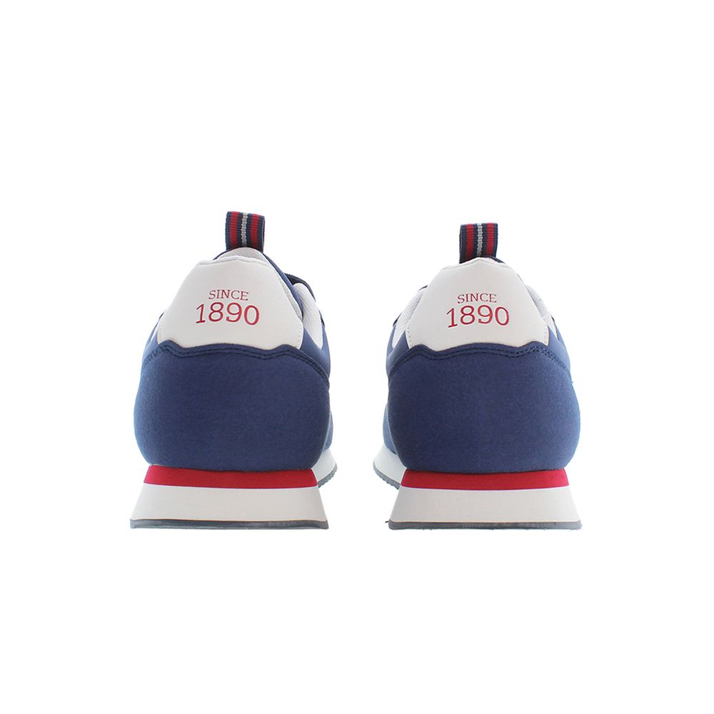  - Blue Polyester Men Sneaker