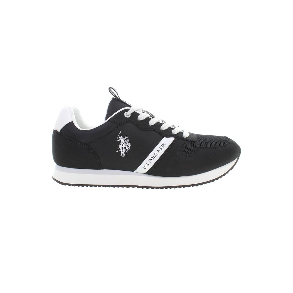  - Black Polyester Men Sneaker