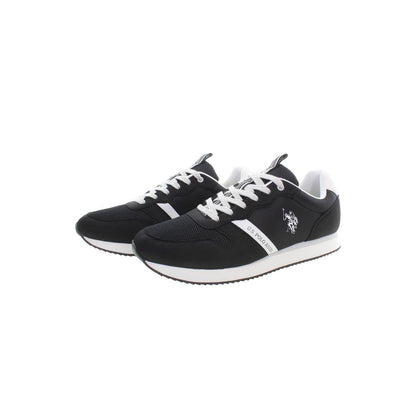  - Black Polyester Men Sneaker