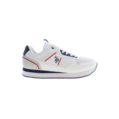  - White Polyester Men Sneaker