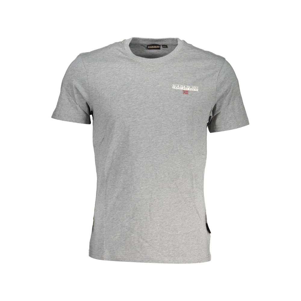 Gray Cotton Men T-Shirt - The Luxe Alliance