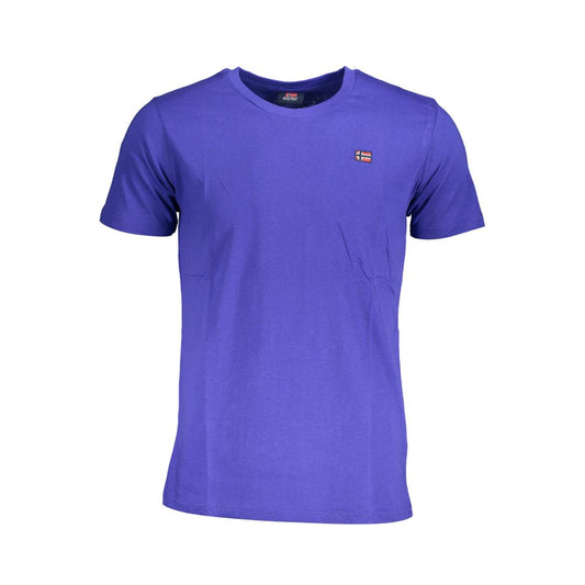 Blue Cotton T-Shirt - The Luxe Alliance