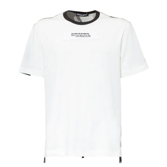 White Cotton T-Shirt - The Luxe Alliance