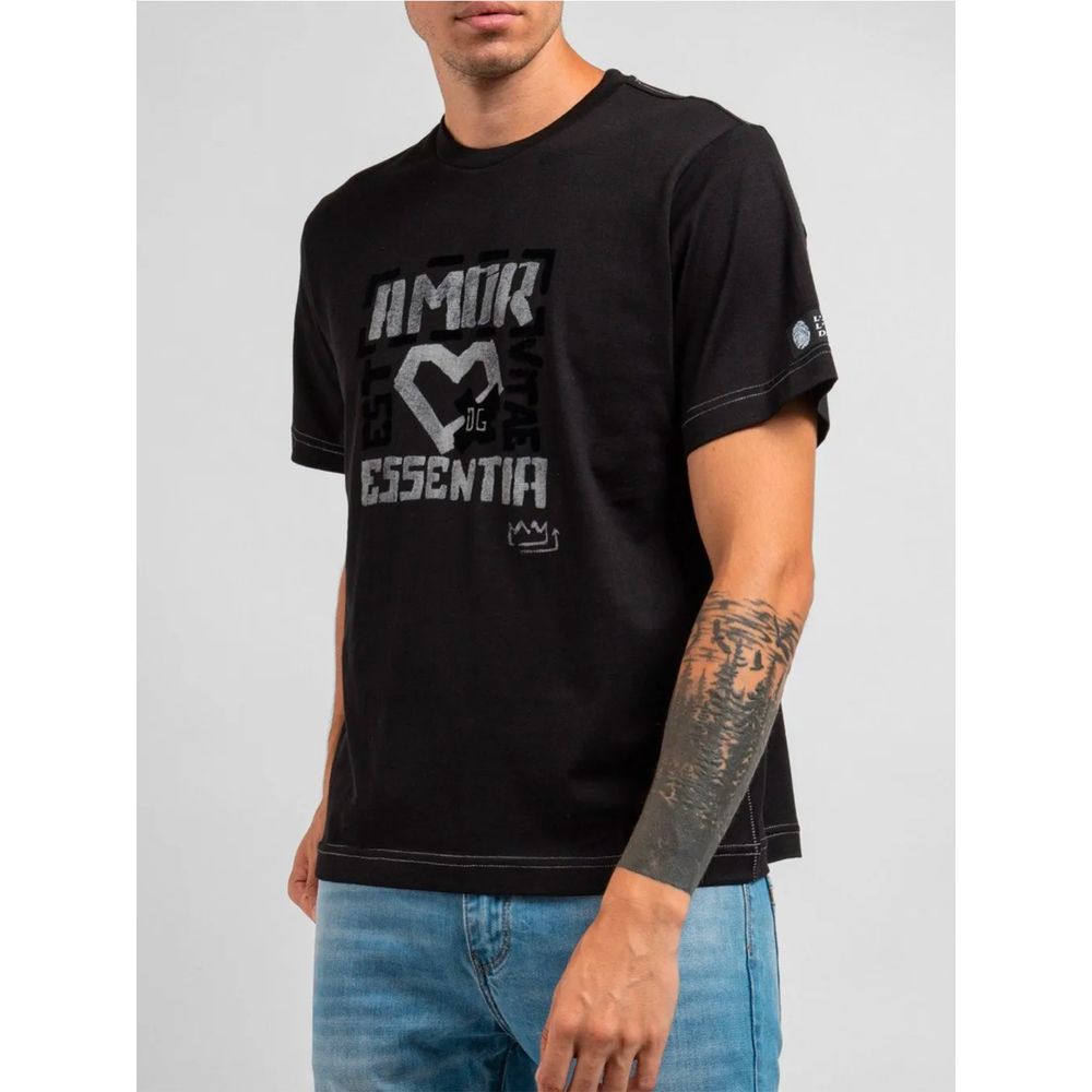 Black Cotton T-Shirt - The Luxe Alliance