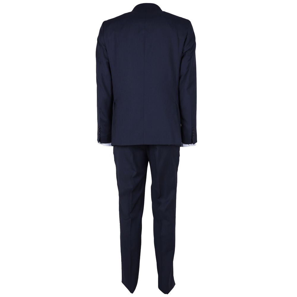  - Blue Virgin Wool Men's Suit