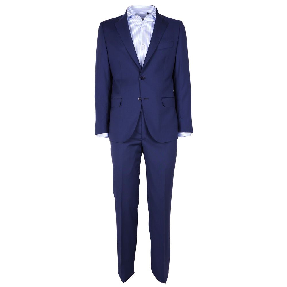  - Elegant Gentlemen's Navy Blue Two-Piece Suit