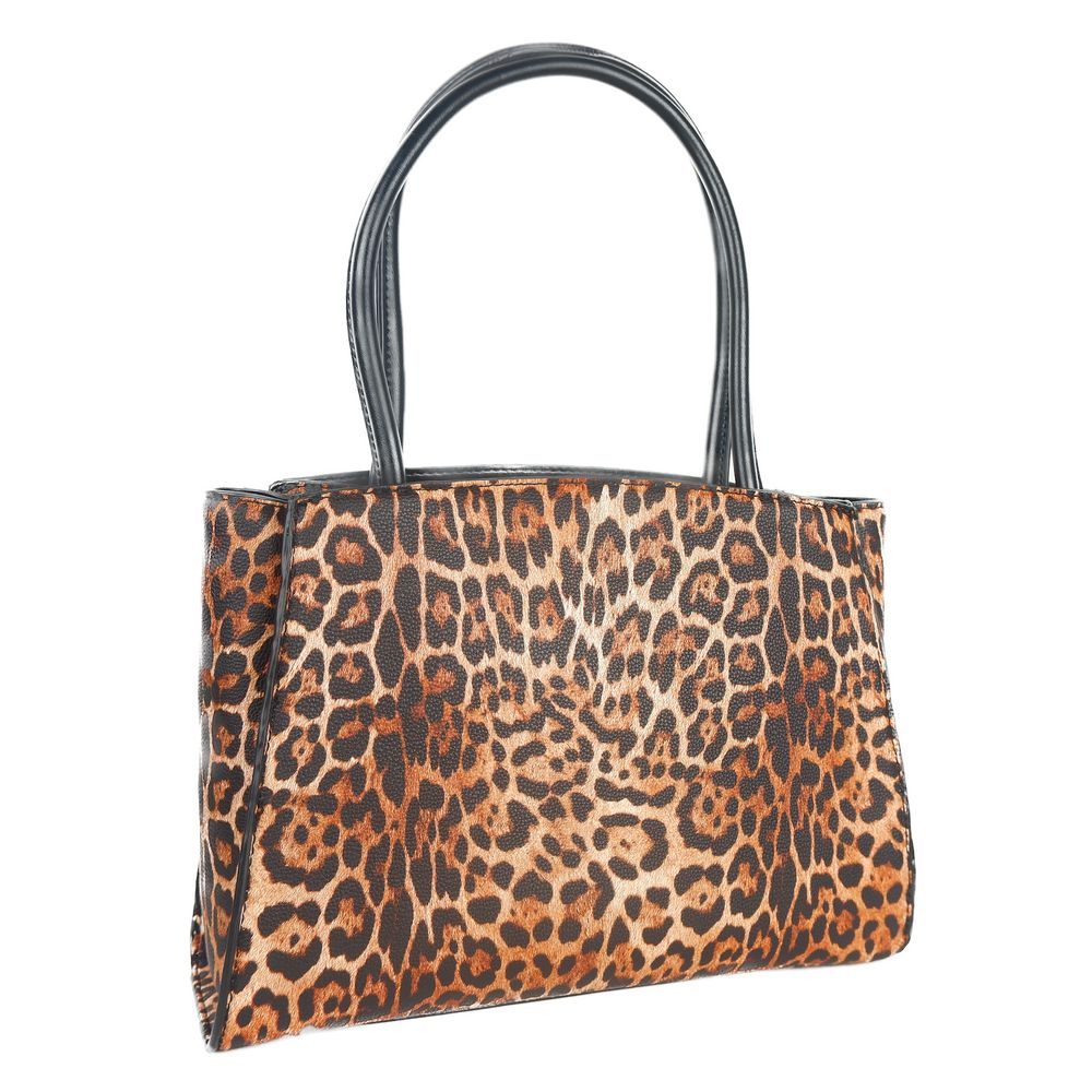  - Leopard Print Shopper with Logo Accent