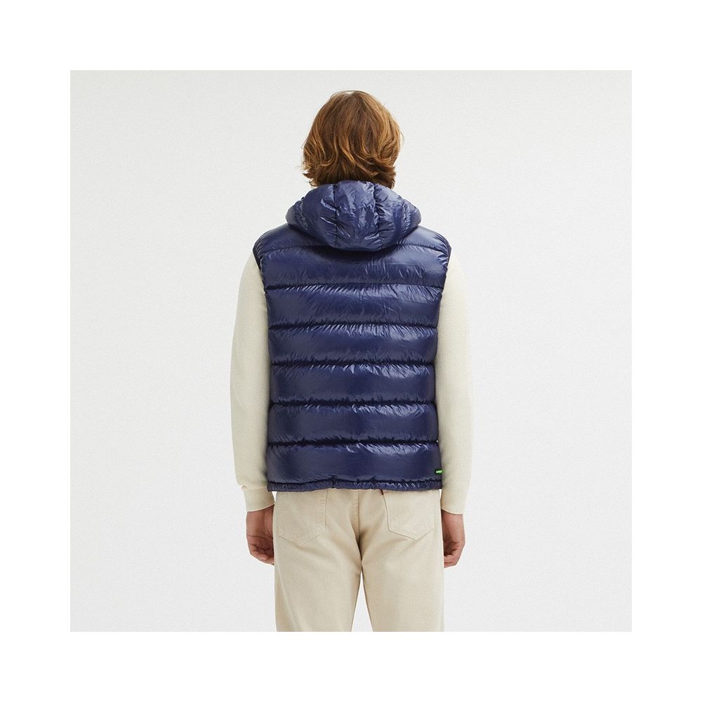 Blue Nylon Men's Reversible Vest - The Luxe Alliance