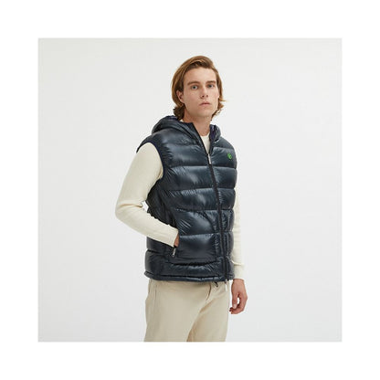 Blue Nylon Men's Reversible Vest - The Luxe Alliance