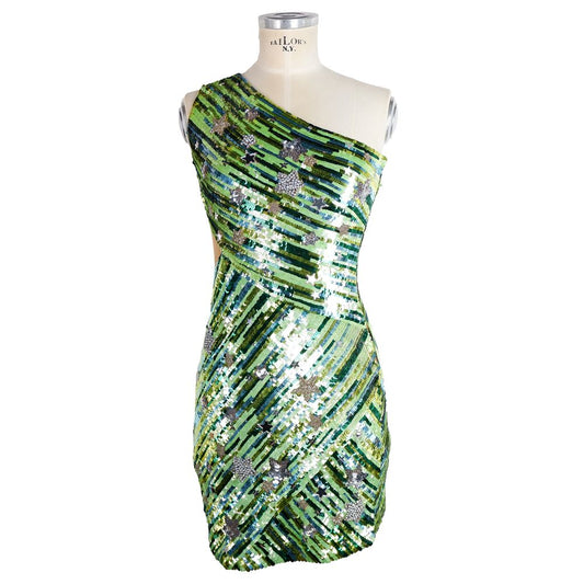  - Gorgeous Green Sequinned Mini Dress