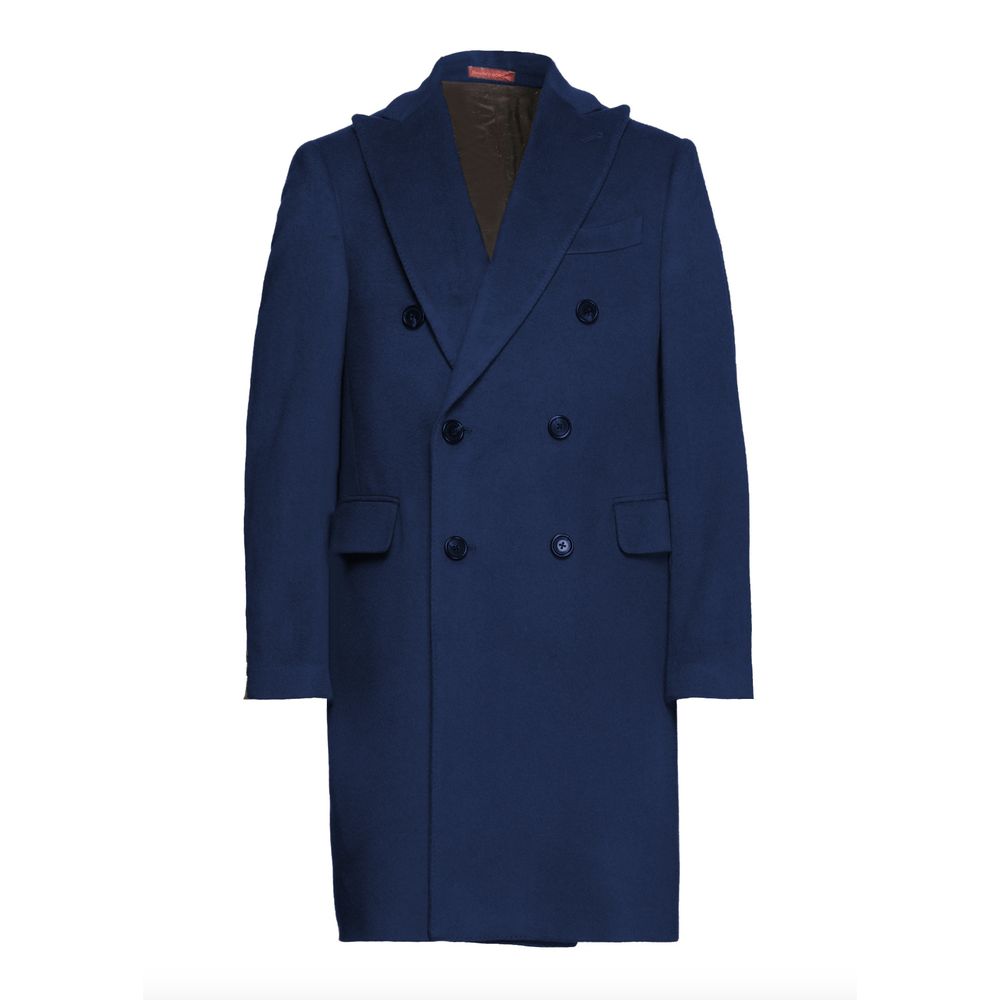  - Elegant Dark Blue Borgia Coat