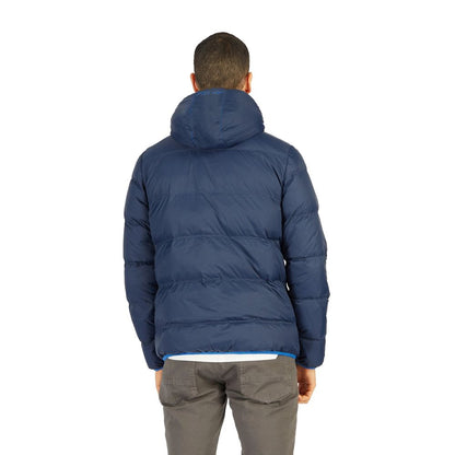  - Blue Nylon Men Jacket