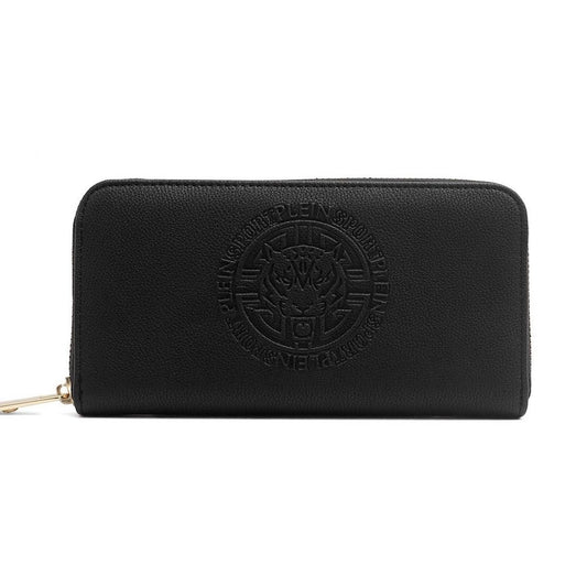  - Black Polyester Women Wallet