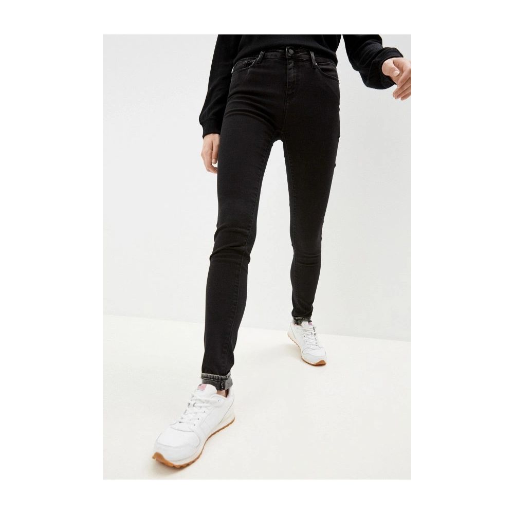  - Black Cotton Women Jeans