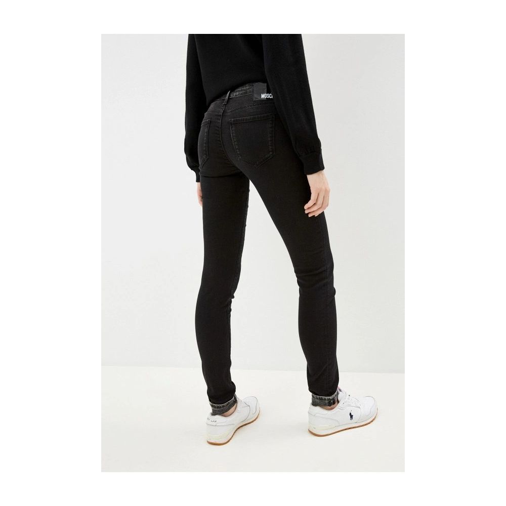  - Black Cotton Women Jeans