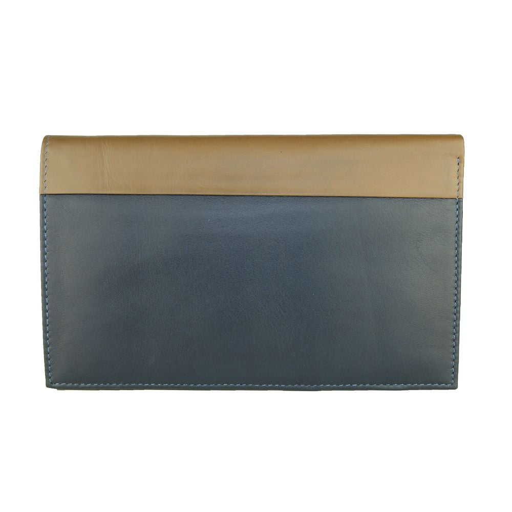  - Blue Leather Men Wallet