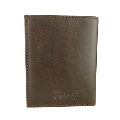  - Elegant Dark Brown Leather Passport Holder