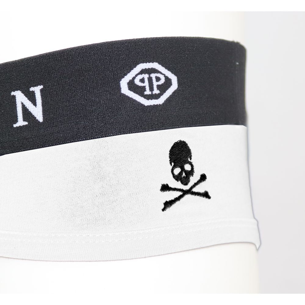  - White Cotton Men Boxer Short