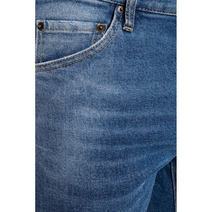  - Blue Cotton Men's Distressed Jean