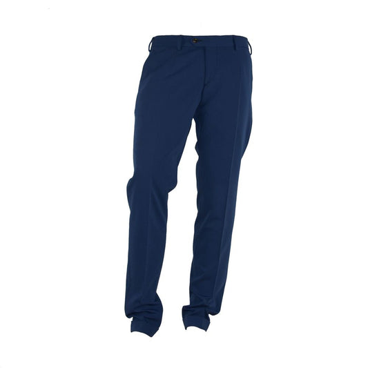  - Elegant Blue Trousers for Sophisticated Men