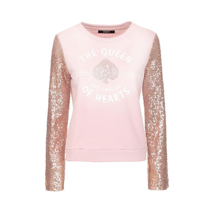  - Pink Cotton Women Sweater