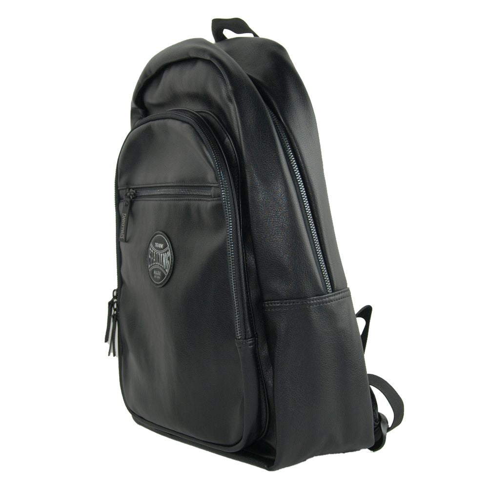  - Black Polyethylene Men Backpack