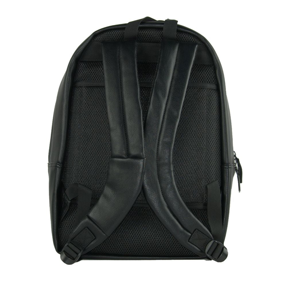  - Black Polyethylene Men Backpack