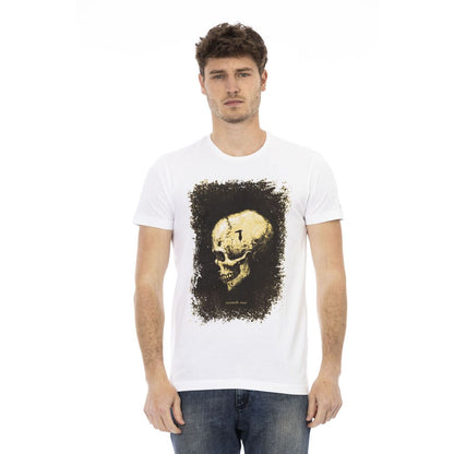  - White Cotton Men's T-Shirt