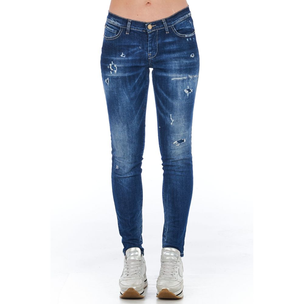  - Blue Cotton Women Jean