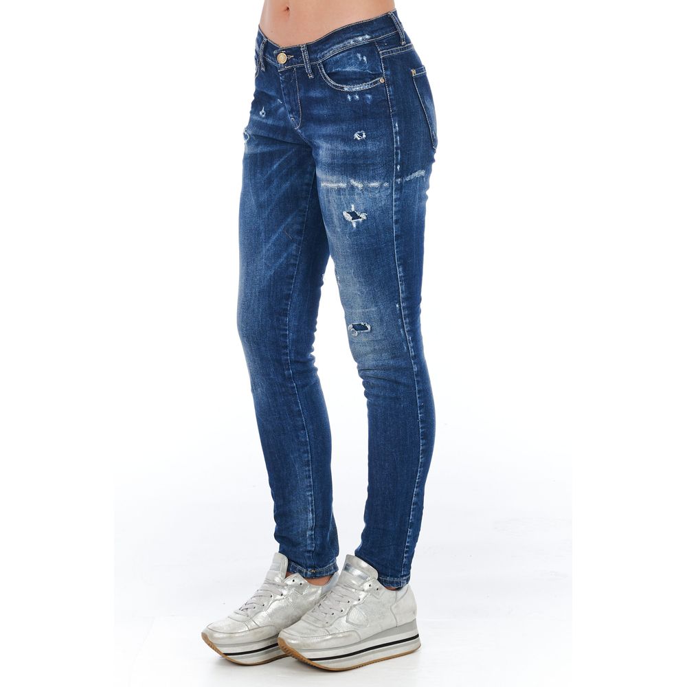  - Blue Cotton Women Jean