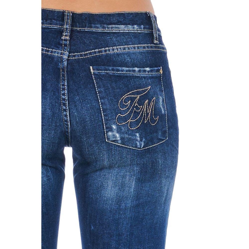  - Blue Cotton Women Jean