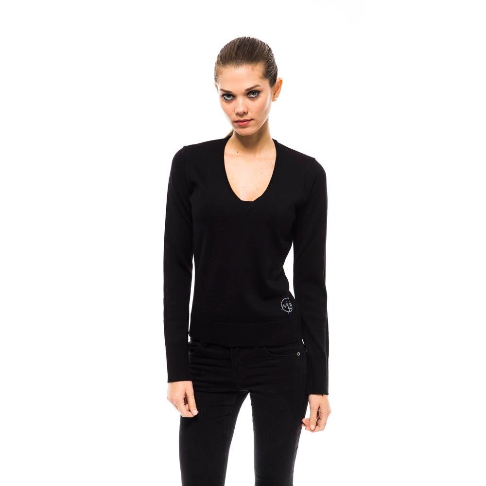  - Black Wool Women Sweater