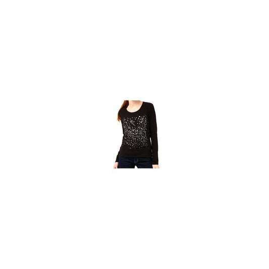  - Black Cotton Women Top