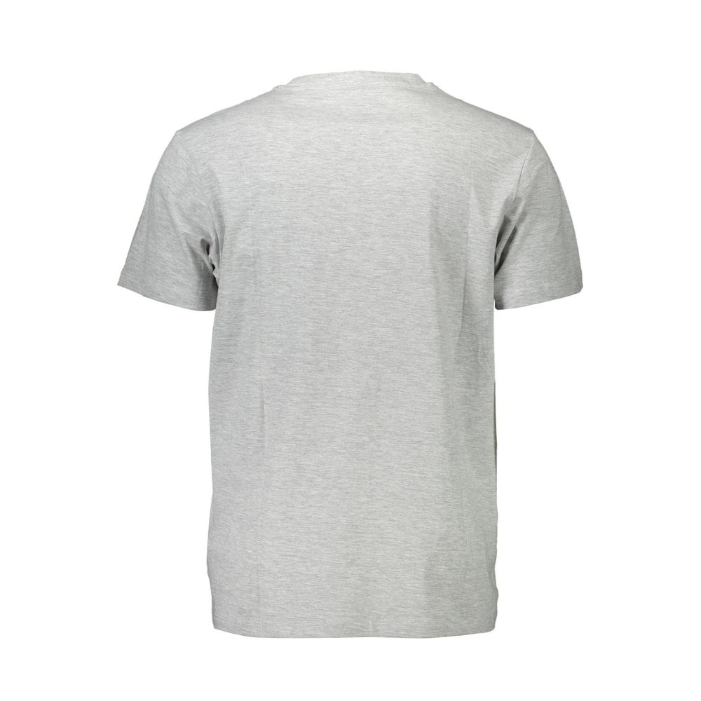  - Gray Cotton Men T-Shirt