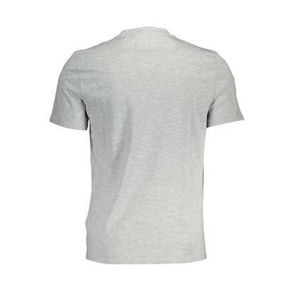  - Gray Cotton Men T-Shirt