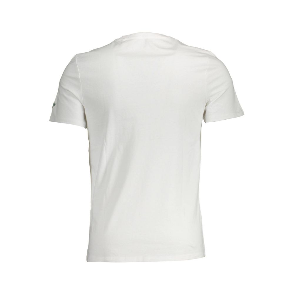 White Cotton Men T-Shirt