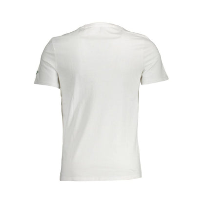  - White Cotton Men T-Shirt