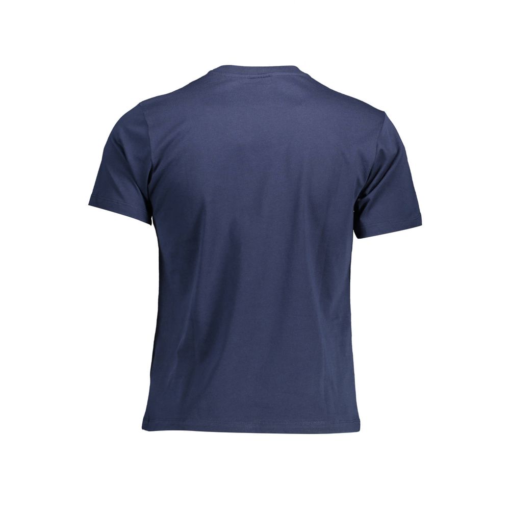  - Blue Cotton Men T-Shirt